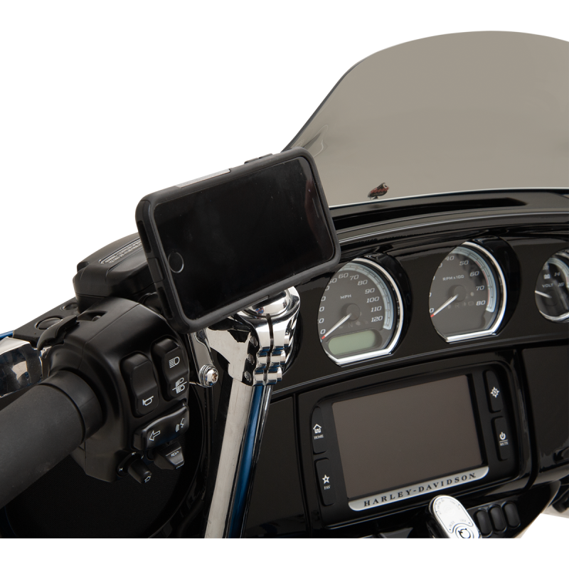 Handlebar Perch Mount Kit Left Hand Chrome