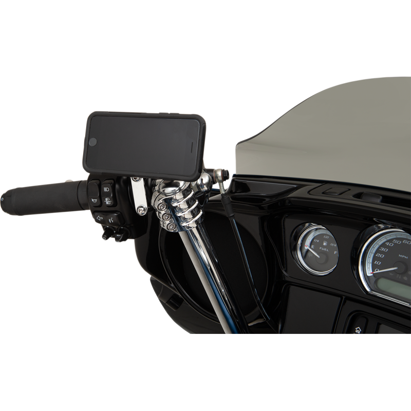 Handlebar Perch Mount Kit Left Hand Chrome