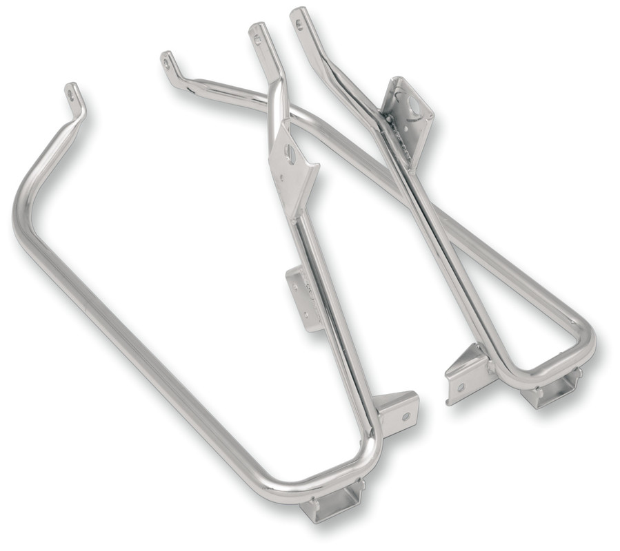 Chrome Saddlebag Support Brackets 09-13