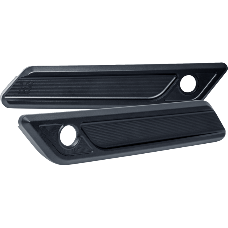 Black Saddlebag Hinge Covers