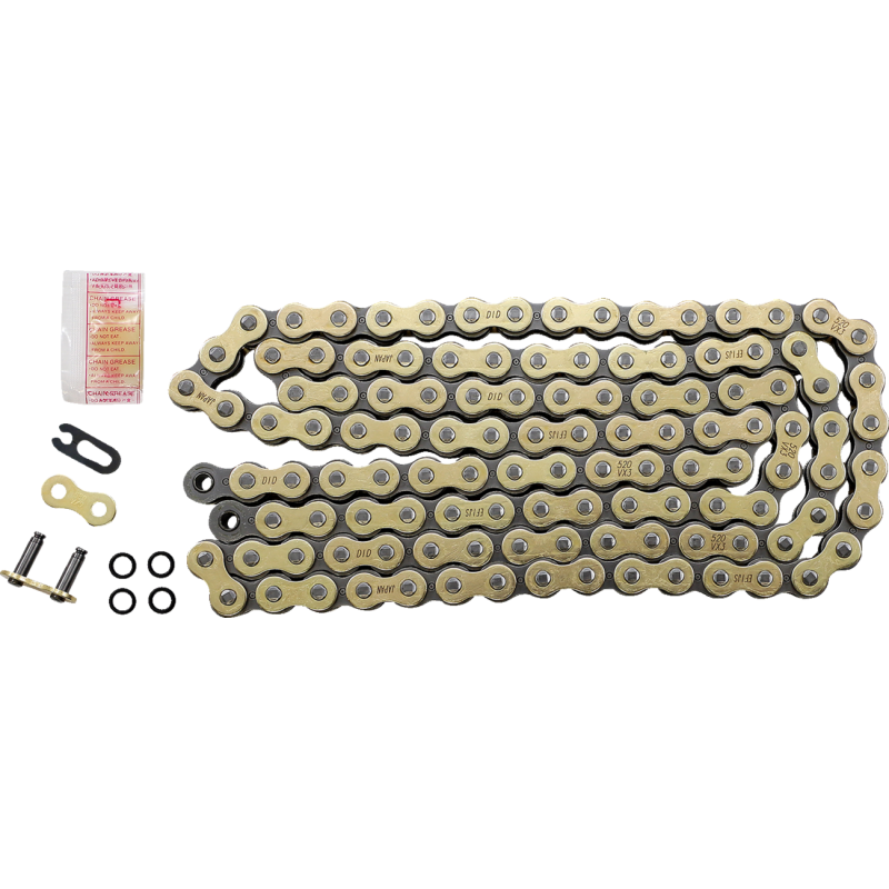 520VX3 Chain - 120 Links, Gold