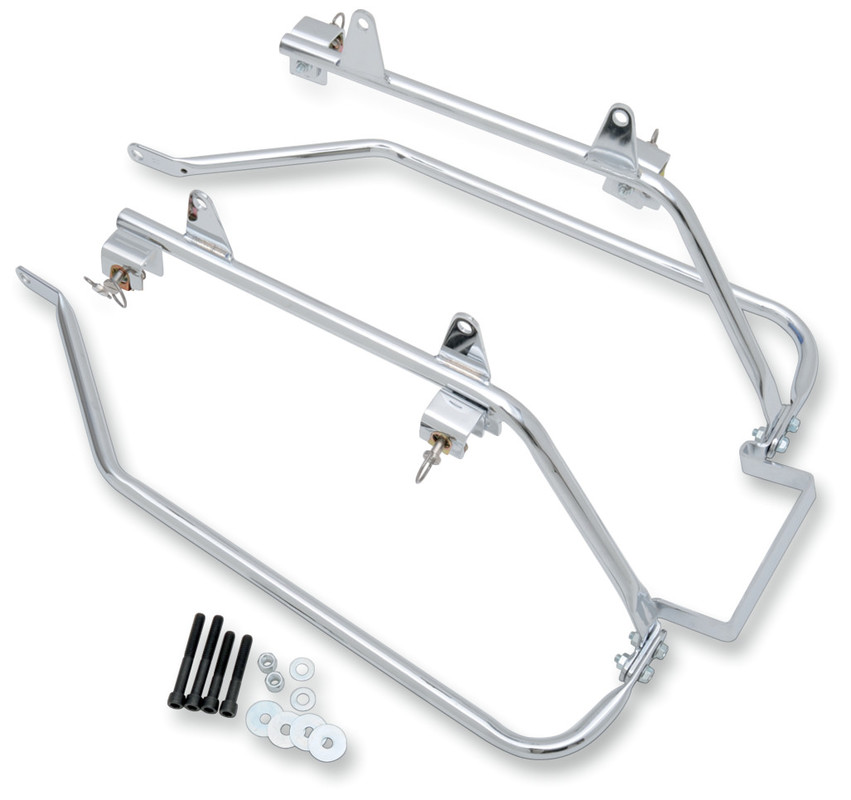 Bagger-Tail Saddlebag Mounts Chrome