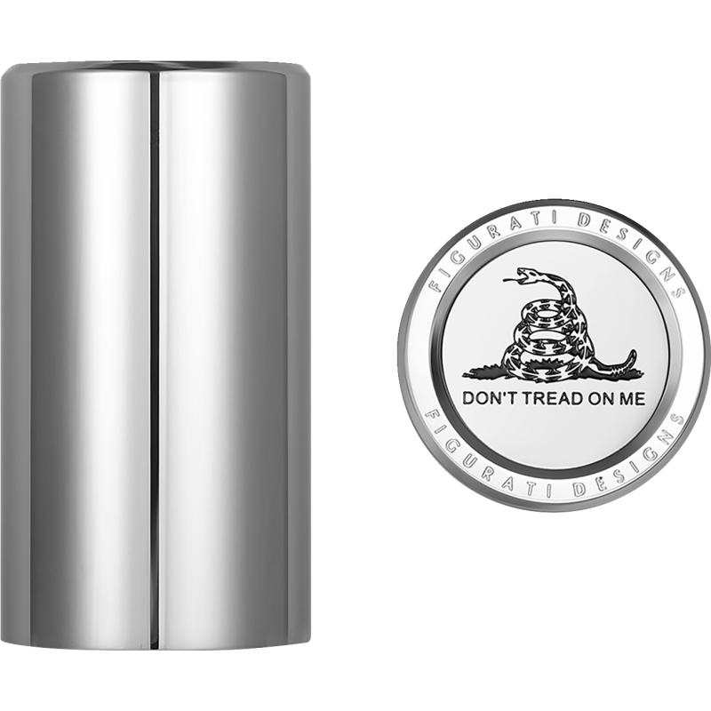 Docking Cover Mirror Polished w/ Don't Tread On Me