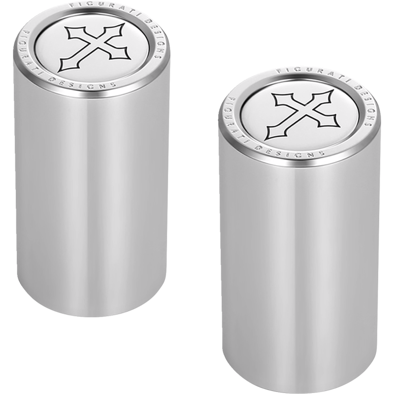 Docking Cover Mirror Polished w/ Cross