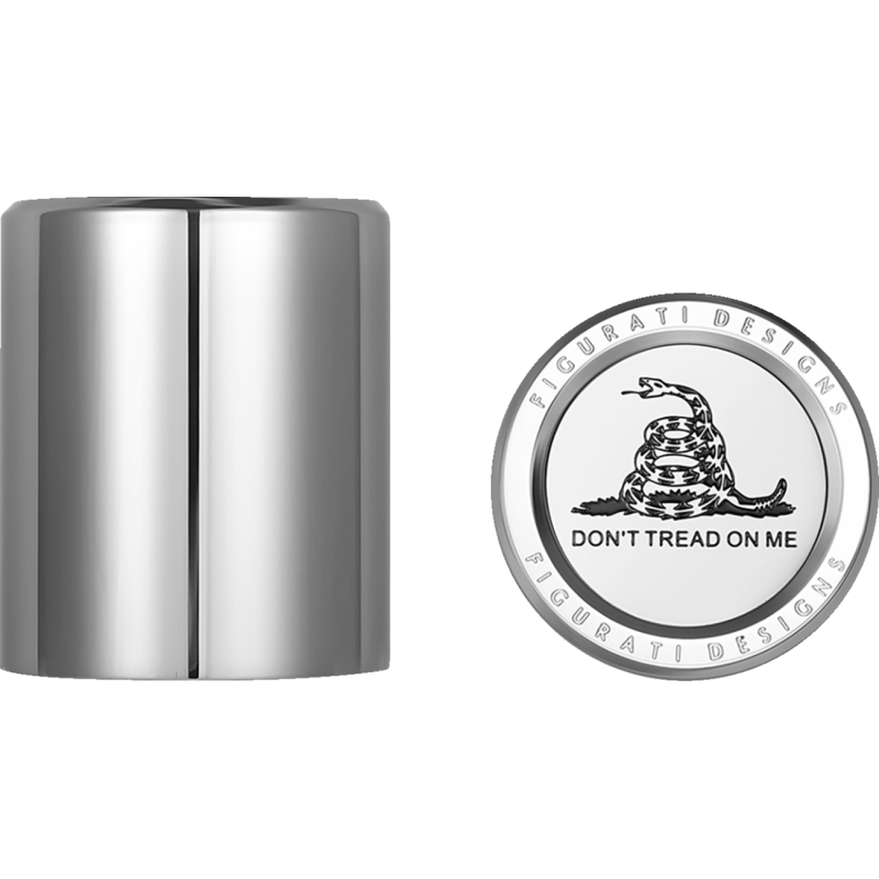 Docking Cover Mirror Polished w/ Don't Tread On Me