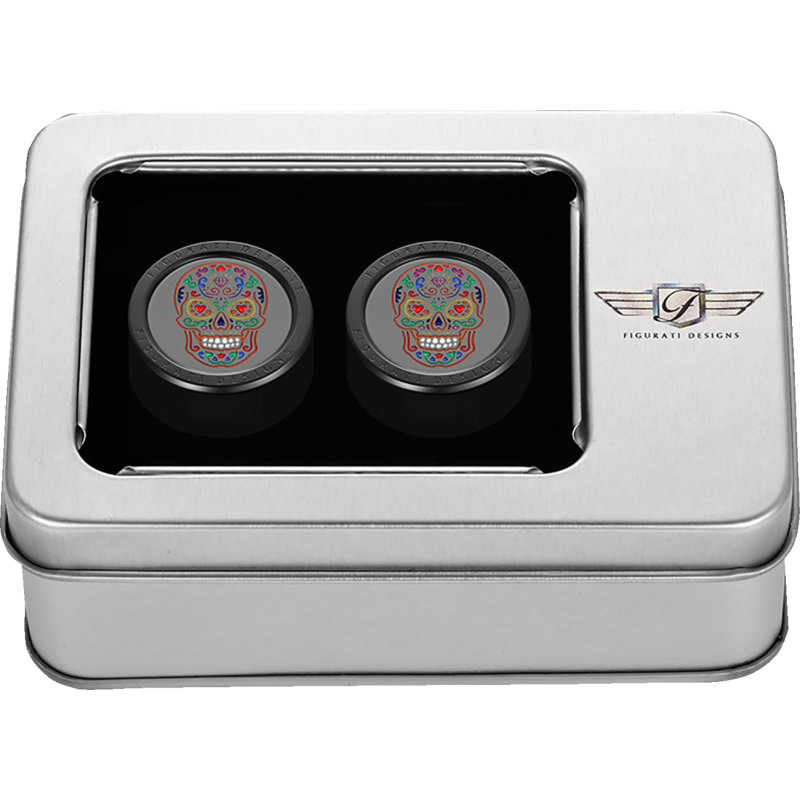 Docking Cover - Black w/ Sugar Skull