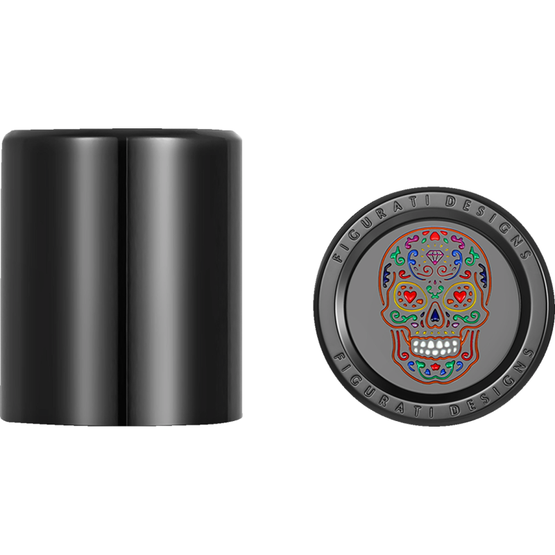 Docking Cover - Black w/ Sugar Skull