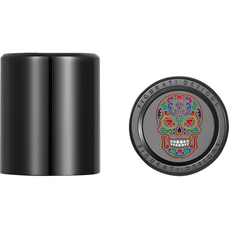 Docking Cover Black w/ Sugar Skull