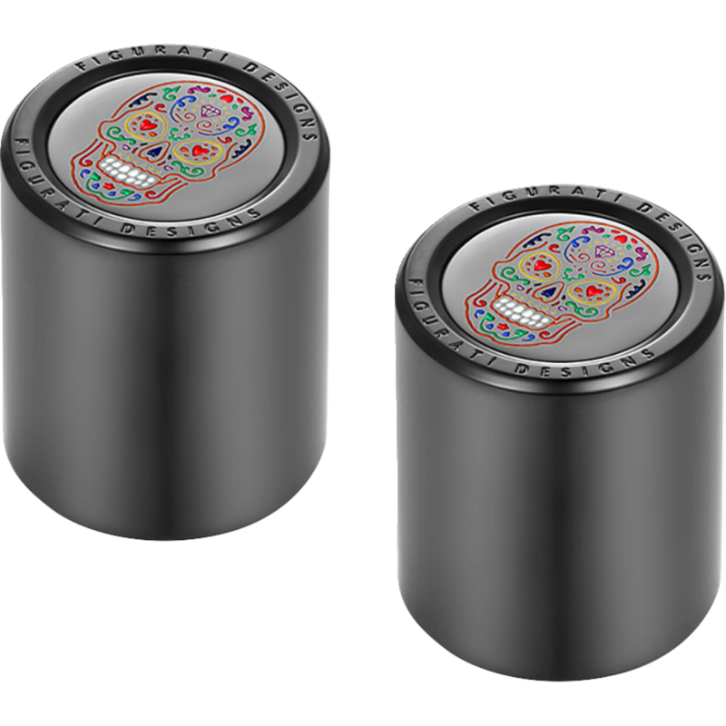 Docking Cover Black w/ Sugar Skull