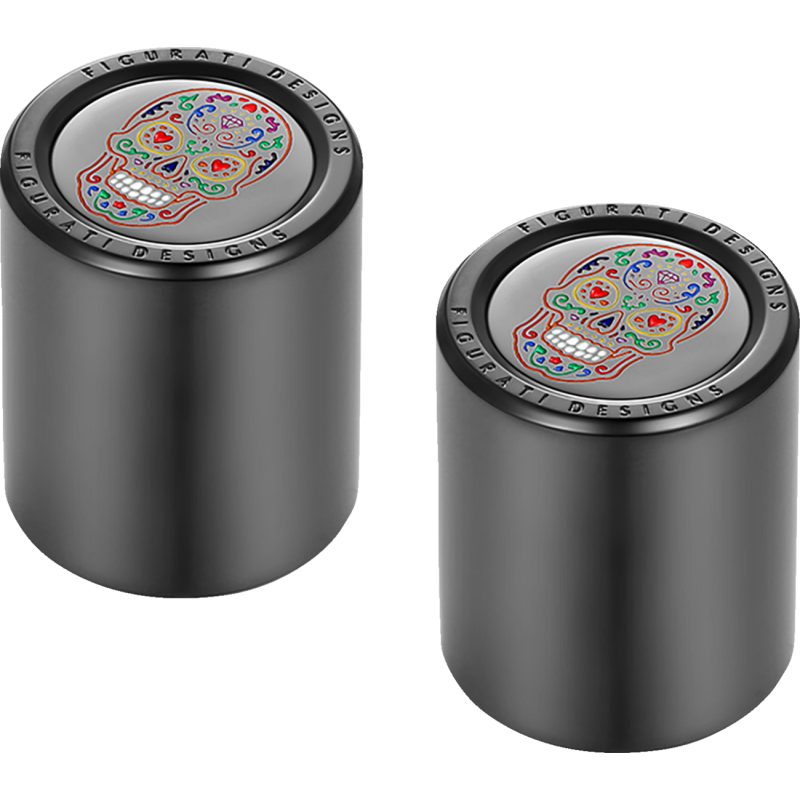 Docking Cover Black w/ Sugar Skull