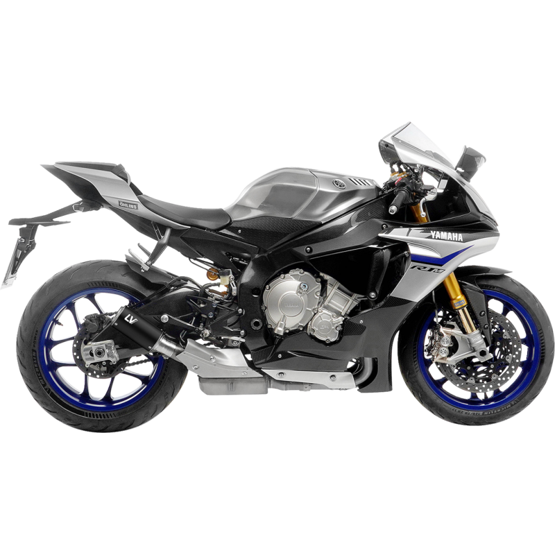 LeoVince LV Corsa Slip-On Muffler - Black Stainless Steel