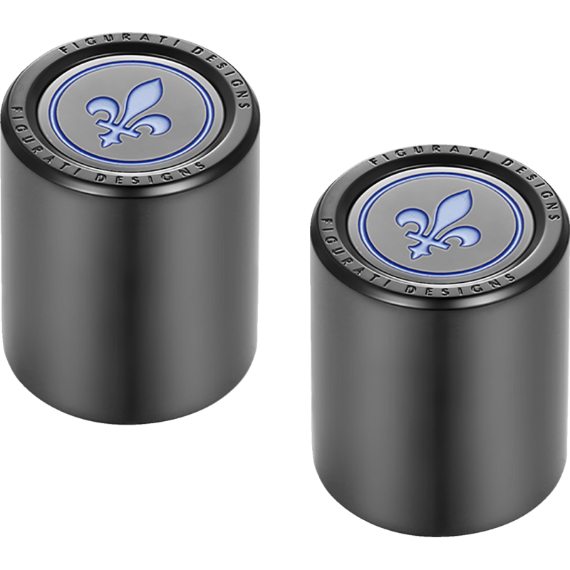 Docking Cover Black w/ Blue Fleur-De-Lis