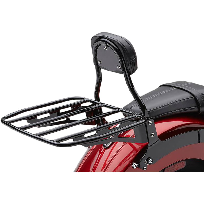 Universal Wide Tube-Style Luggage Rack (Black)