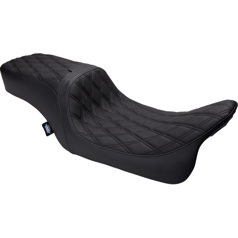 Performance Predator 2-Up Seat With Backrest Option - Double Diamond, Black Thread