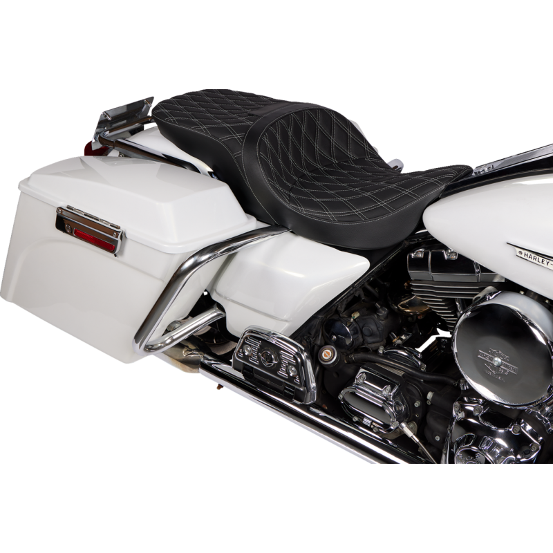 Freedom Touring Seat - Double Diamond, Silver Thread