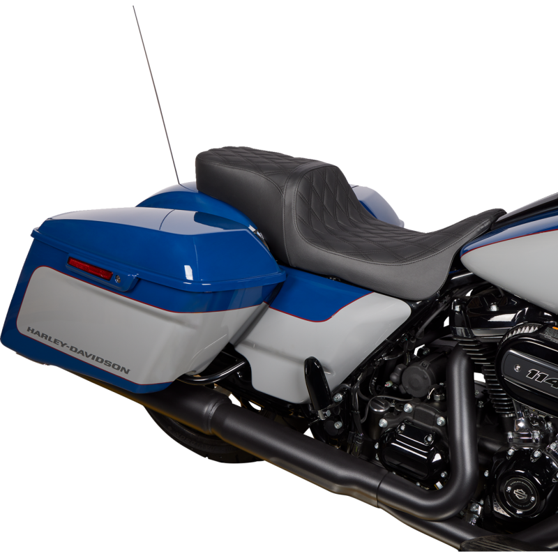 Performance Predator 2-Up Seat - Double Diamond, Black Thread