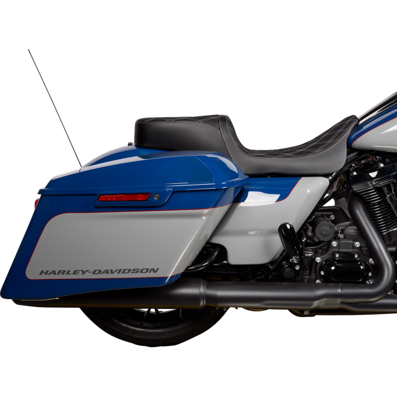 Performance Predator 2-Up Seat - Double Diamond, Silver Thread