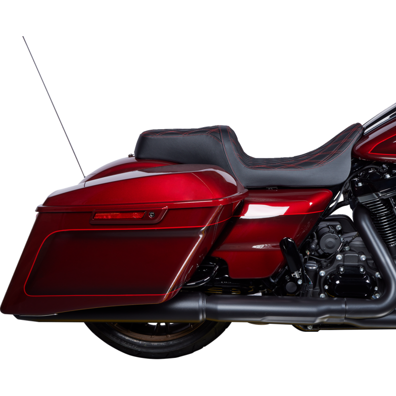 Performance Predator 1-Up Seat - Double Diamond, Red Thread