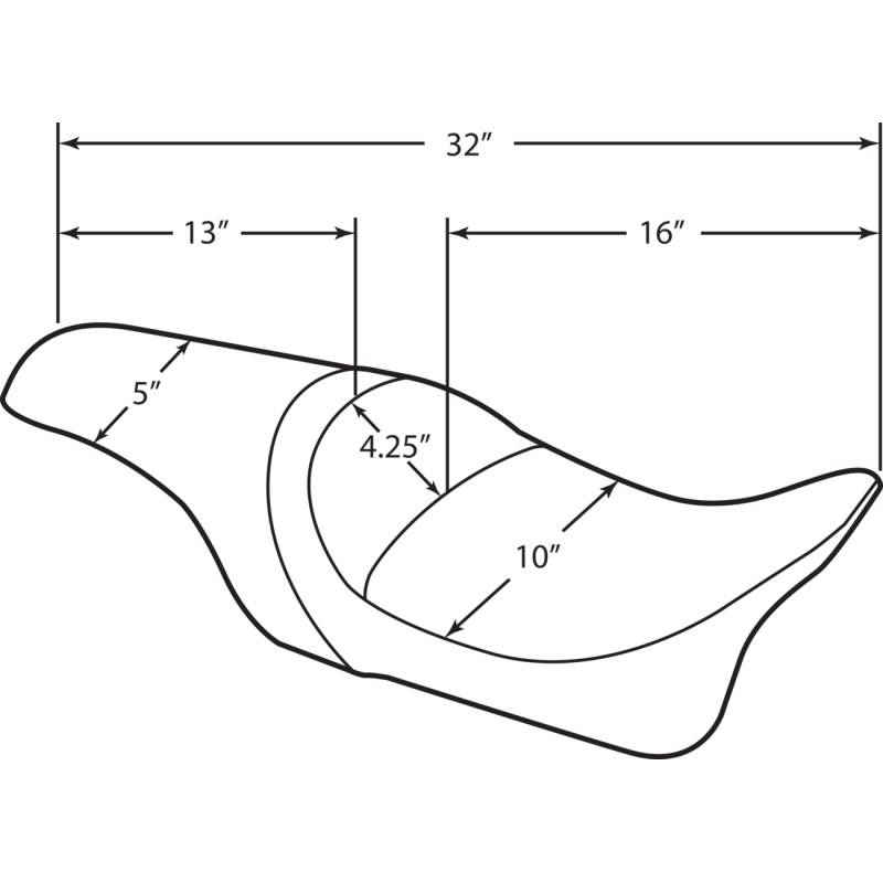 Predator Seat Smooth Low Profile