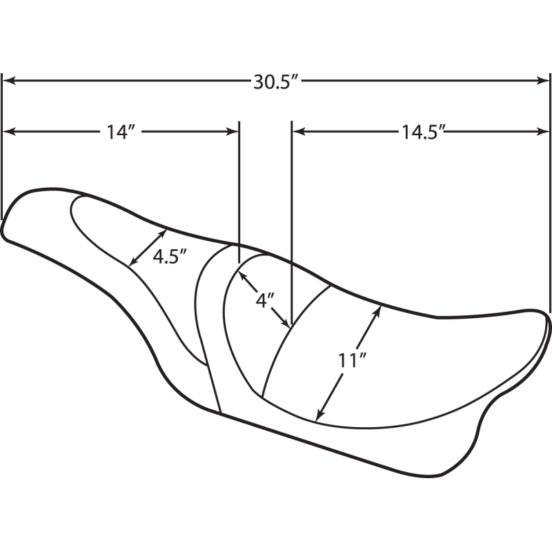 Drag Specialties Caballero Seat