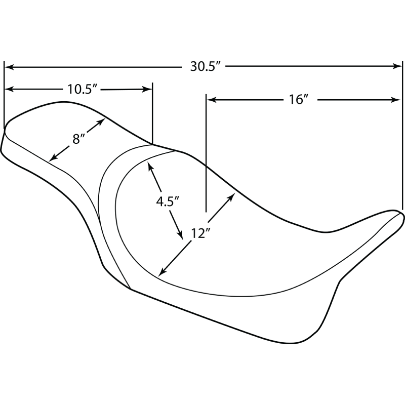 Predator 2-Up Seat Double Diamond Red