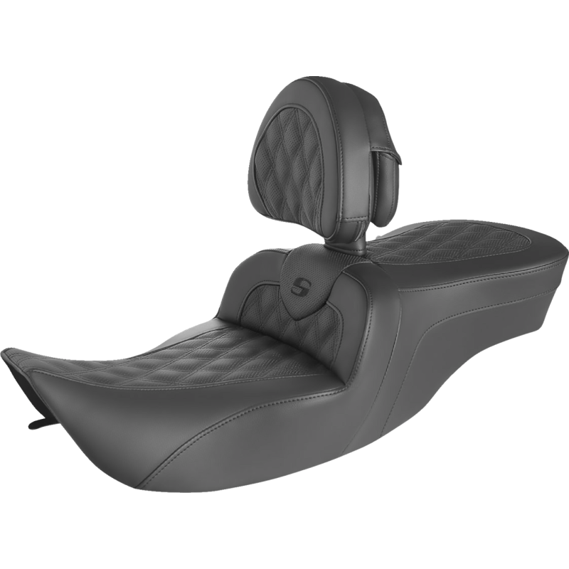 Roadsofa LS Seat, Black Stitching, W/ Driver's Backrest