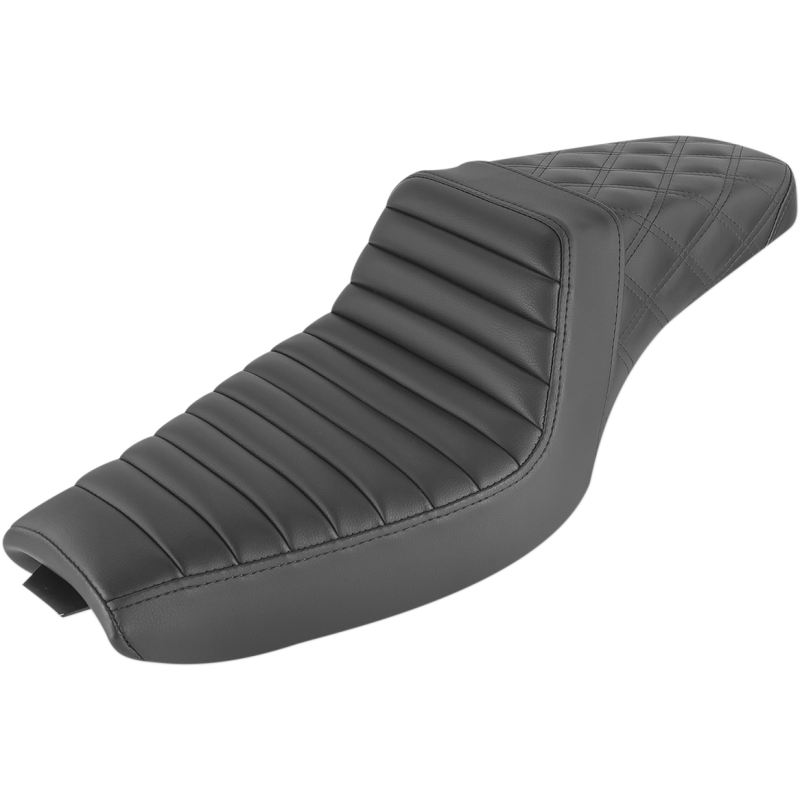 Saddlemen Step-Up™ Seat - Black, Front TR, rear LS