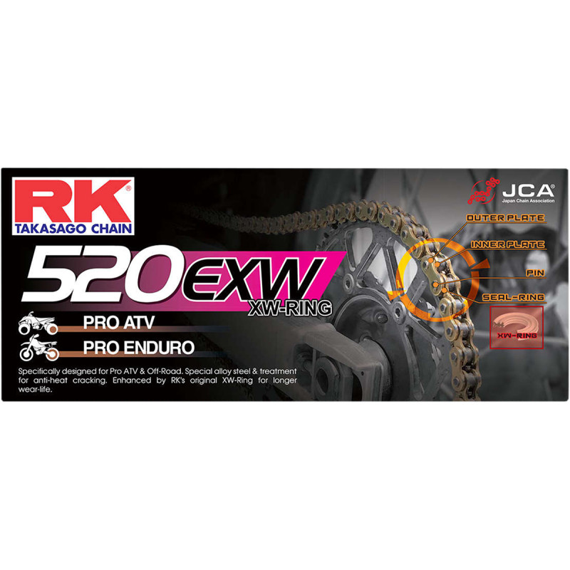 RK 520 EXW Natural Chain - 120 Links