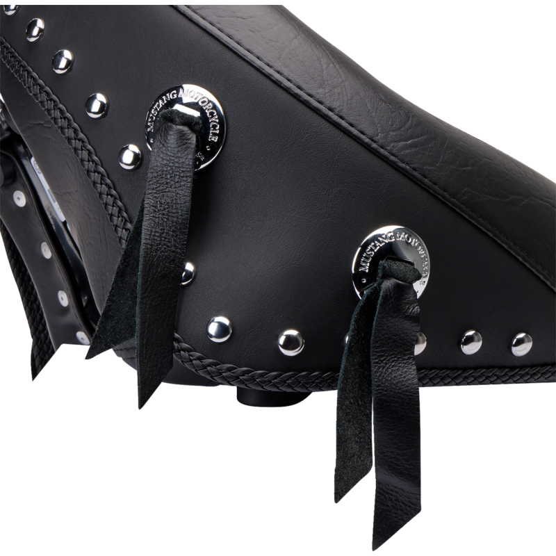 Mustang Wide Solo Seat - Studded