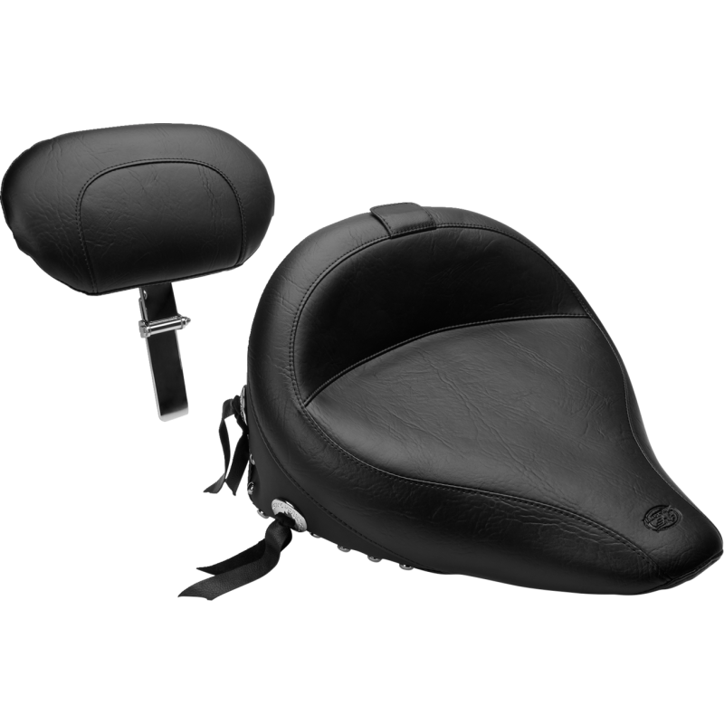 Mustang Wide Solo Seat - Studded