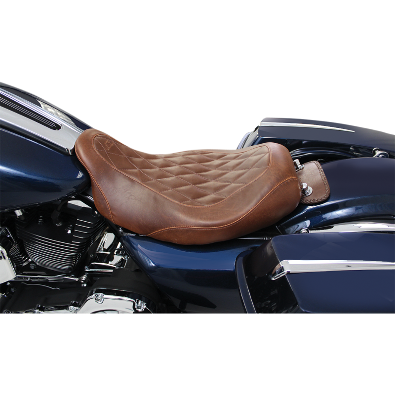 Wide Tripper Solo Seat - Brown Diamond