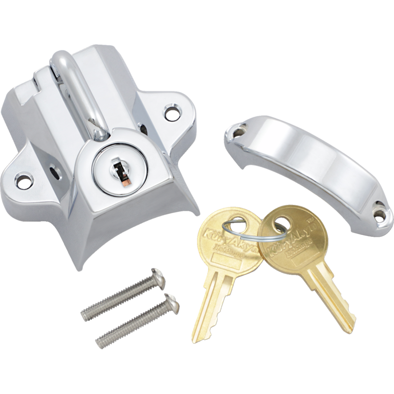 Universal Helmet Lock, Chrome