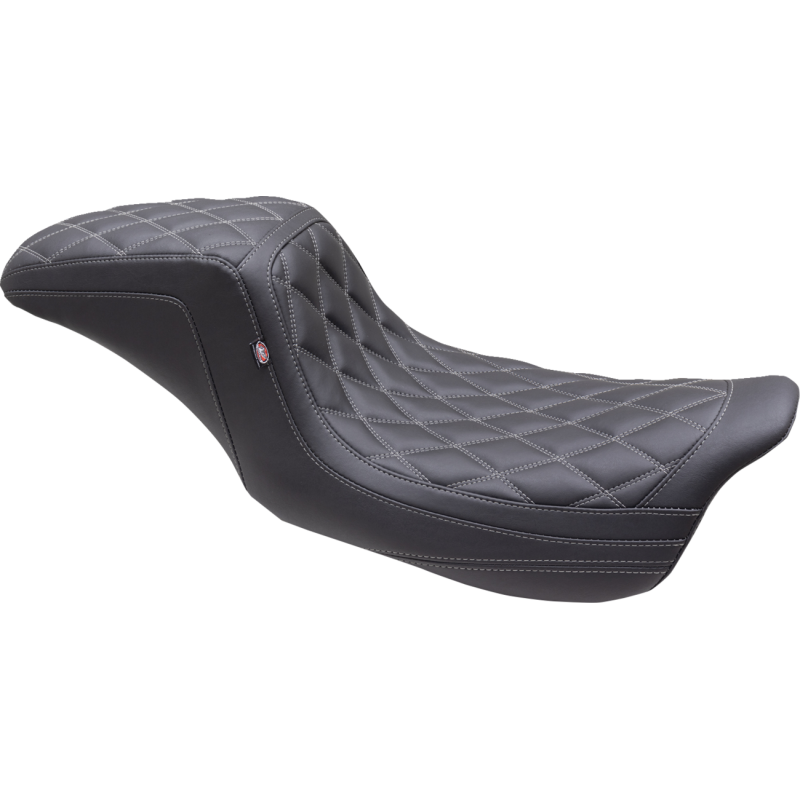 Mustang One-Piece 2-Up Squareback Seat Gunmetal Gray Stitch