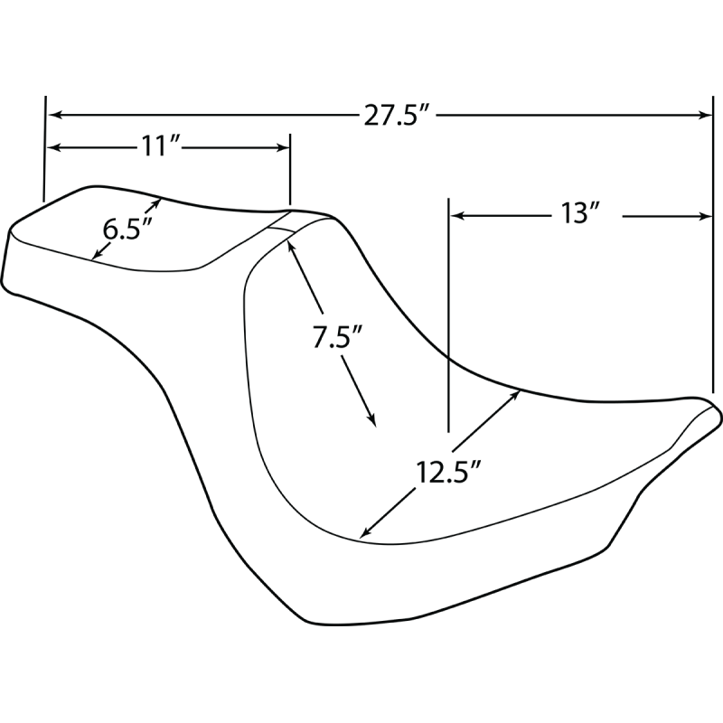 Predator III Seat Double Diamond Black