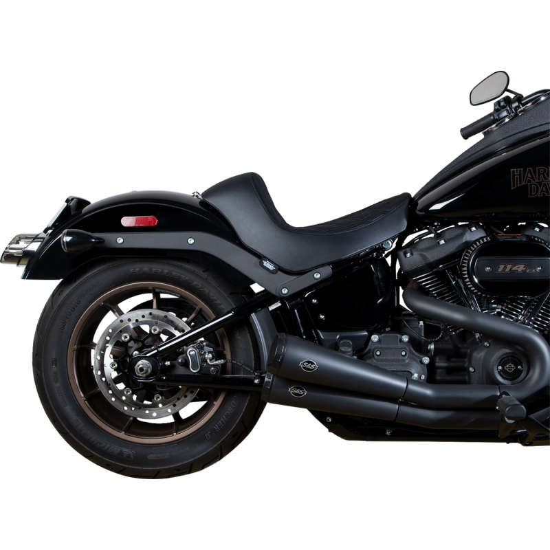 Solo Seat - Double Diamond, Black Thread