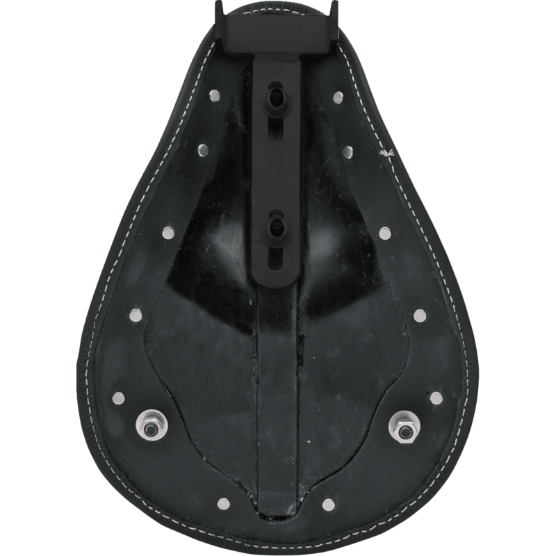 Small Low-Profile Spring Solo Seat - Black Leather