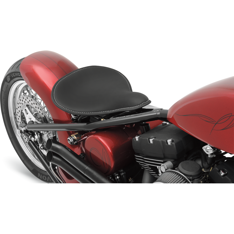 Large Low-Profile Spring Solo Seat - Solar-Reflective Leather