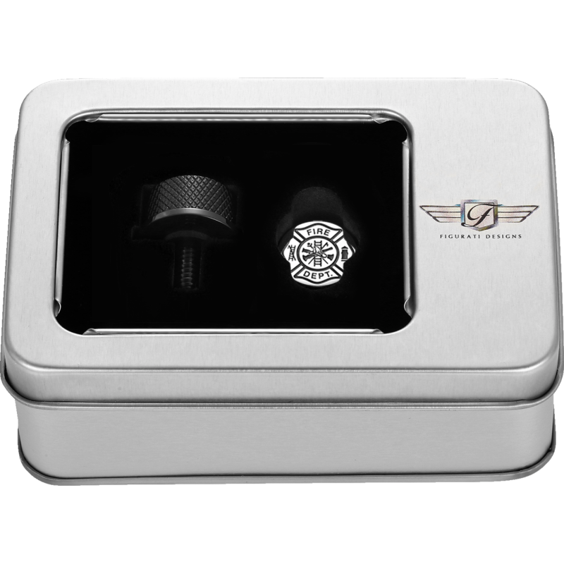 Seat Screw Black Maltese Cross-Fire