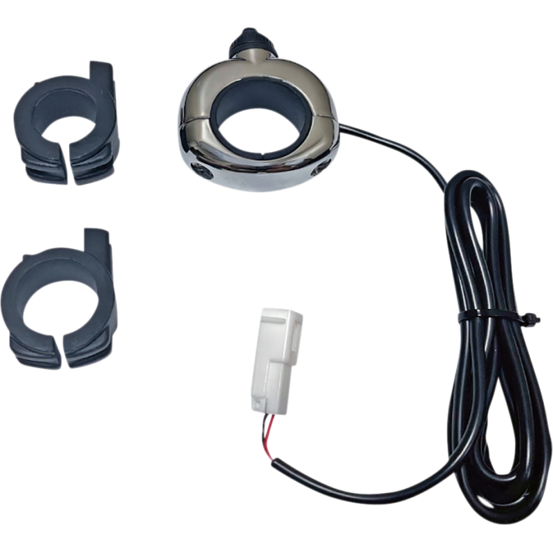 Auxiliary Handlebar Mounted On/Off Switch, Chrome