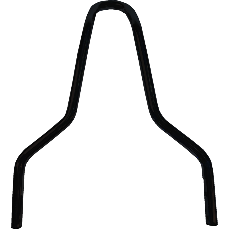 Round Tapered Sissy Bar (Black)