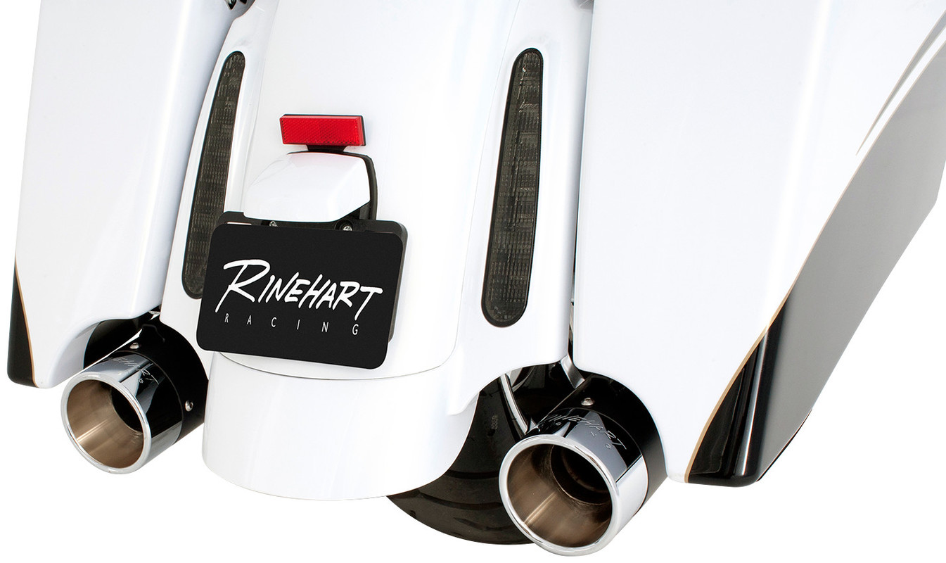 Xtreme True Dual 4" System Black w/ Chrome End Caps