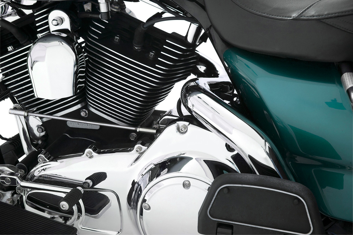 True Duals 4" Chrome System with Black End Caps