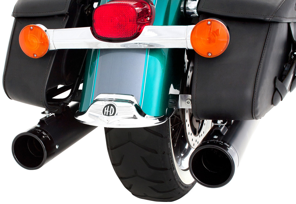 True Duals 4" Black System with Black End Caps