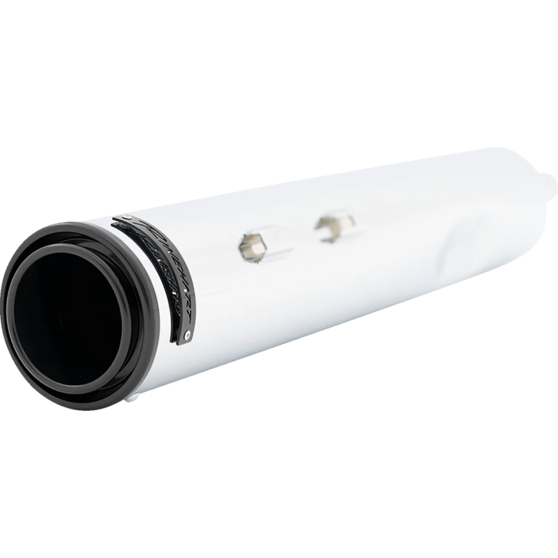 HP45 4.5" Slip-On Mufflers, Chrome/Black