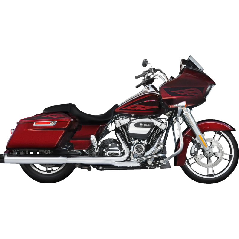 DBX40 Slip-On Mufflers, Black with Tradition Black End Caps