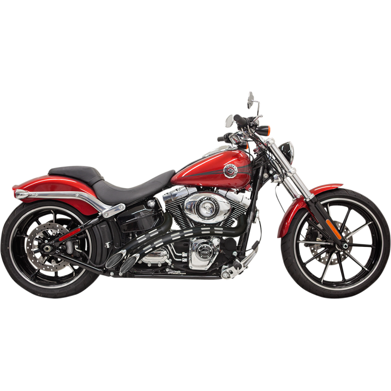 Radial Sweepers Chrome w/ Black Slotted Heat Shields