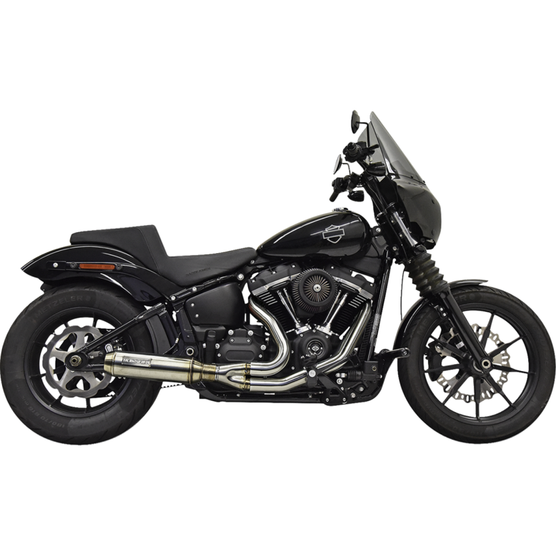 2-Into-1 Super Biker Exhaust System - Stainless Steel (Catalyzed)