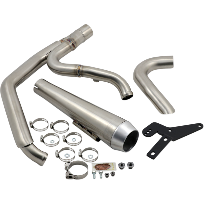 Road Rage III 2-Into-1 System - Stainless Steel w/ Full Heat Shields