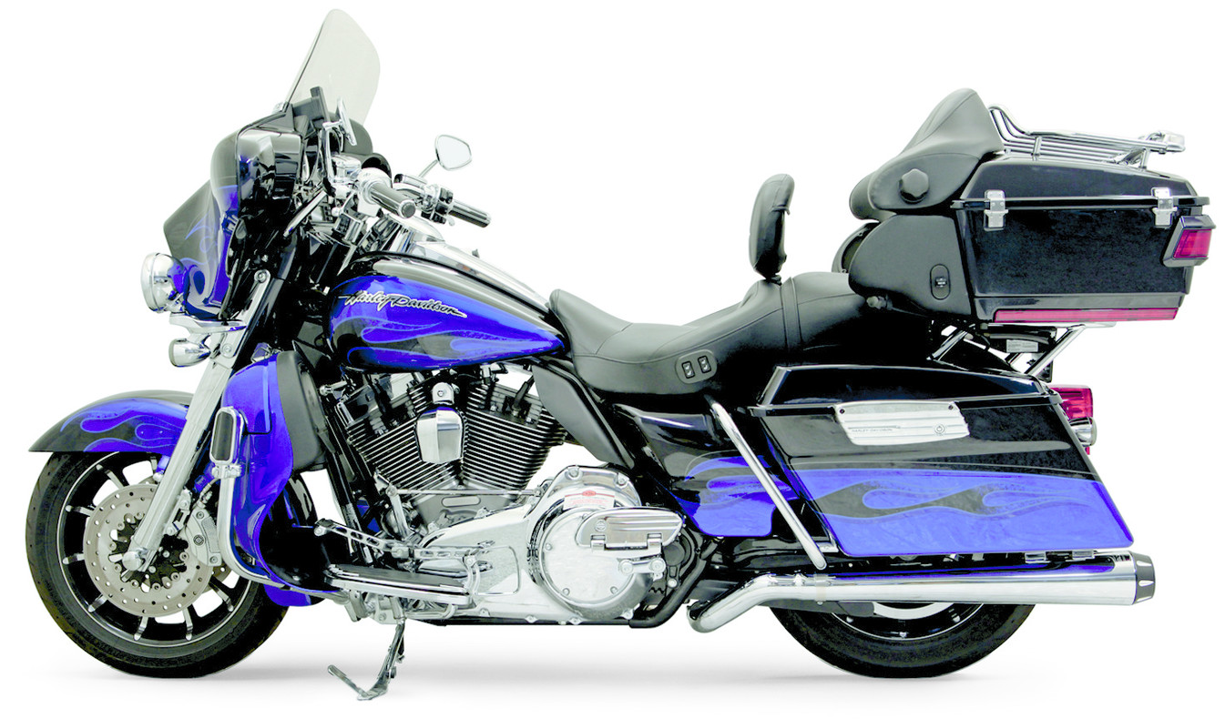 Optional Pseudo Left-Side Megaphone Muffler, Chrome