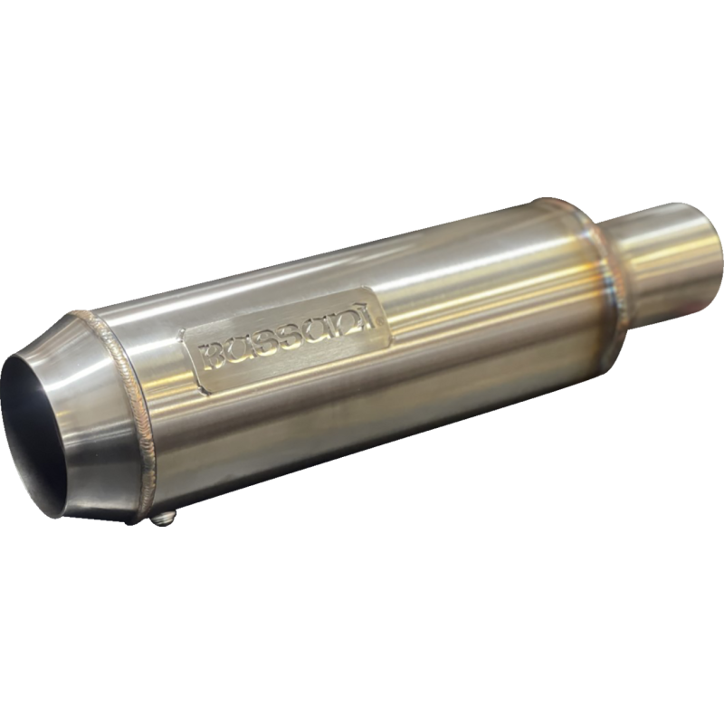 Stainless steel w/ stainless steel heat shields